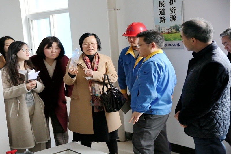 2019年3月8日，時任浙江省水利廳水資源管理處副調研員沈仁英蒞臨景興調研指導